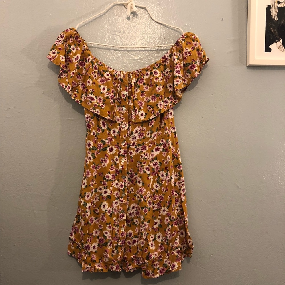 Mini floral dress